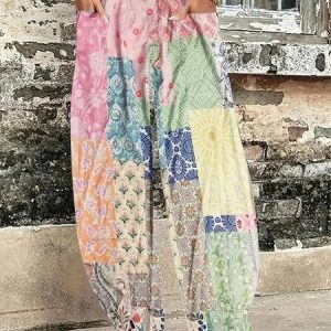 Casual Striped Long Pant, Pants, color:Multicolor|size:XXL, catalog Noracora shop