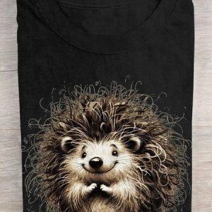 Casual Crew Neck Animal T-Shirt, T-shirts, Lilicloth.com