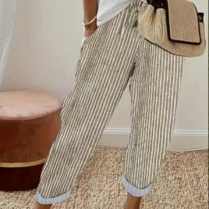 Casual Plain Long Pant, Pants, color:Khaki|size:3XL, catalog Noracora shop