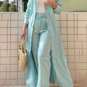 Loose Shirt Collar Urban Plain Shirt, Blouses and Shirts, color:As Picture|size:XXL, Stylewe