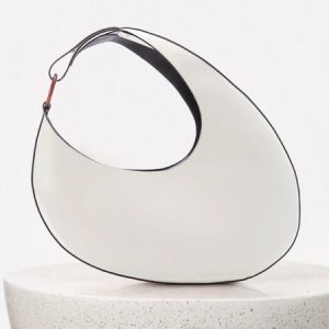 Novelty Minimalist Large Capacity Underarm  Bag With Random Color Ring, Bags, color:White|size:One-size, Stylewe