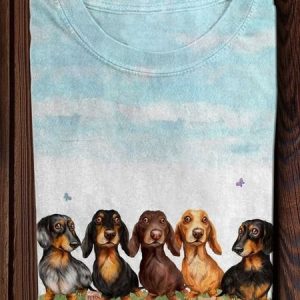 Casual Loose Jersey Dog T-Shirt, T-shirts, Lilicloth.com
