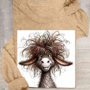 Funny Fried wool sheep Casual T-shirt, T-shirts, Lilicloth.com