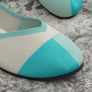 Casual Plaid Slip On Flat Heel Toe-covered Sandals, Shoes, color:Lake Blue|size:43, catalog Noracora shop