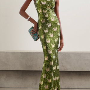 Women Plain Strapless Sleeveless Comfy Vacation Glitter Maxi Dress, Dresses, color:Green|size:XL, catalog Noracora shop