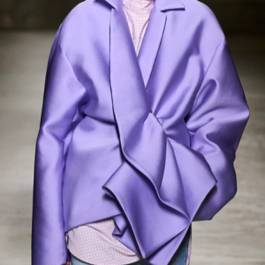 Regular Sleeve Loose Lapel Collar Urban Plain Blazer, Blazers, color:Purple|size:XXL, Stylewe