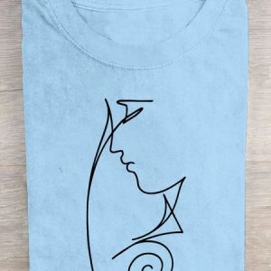 Abstract Casual Loose T-Shirt, T-shirts, Lilicloth.com