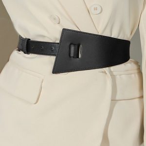Irregular Color-block Belt, Belts, color:Black|size:One-size, Stylewe