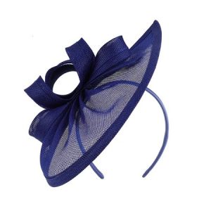 Elegant Tea Party Derby Fascinators Hat Vintage Kentucky Hair Hoop, Jewelry, color:Deep Blue|size:One-size, Stylewe
