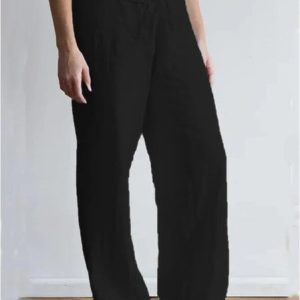 Casual Plain Long Pant, Pants, color:Black|size:3XL, catalog Noracora shop