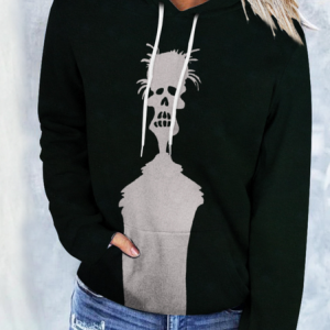 Casual Hoodie Halloween Sweatshirt, Hoodies & Sweatshirts, color:Black|size:4XL, catalog Noracora shop