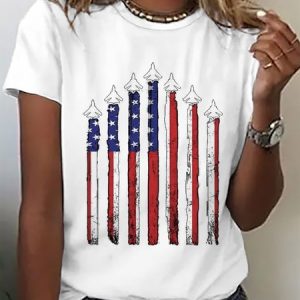 Casual Crew Neck T-Shirt, JustFashionNow T-Shirts, color:White|size:3XL,