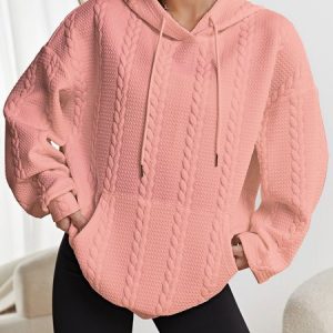 Casual Hoodie Plain Hoodie, Hoodies&Sweatshirts, Lilicloth.com