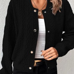 Women's Plain Regular Loose Kimono, Outerwear, color:Black|size:XXL, catalog Noracora shop
