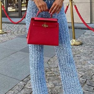 Long Regular Fit Elegant Plain Pants, Pants, color:Blue|size:XXL, Stylewe
