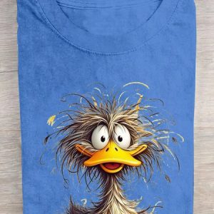 Cotton Duck Casual Crew Neck T-Shirt, T-shirts, Lilicloth.com