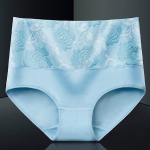 Floral Lace Casual Panty, Lingeries, color:Blue|size:3XL, catalog Noracora shop