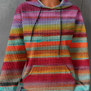 Casual Hoodie Abstract Sweatshirt, Hoodies & Sweatshirts, color:Purple|size:3XL, catalog Noracora shop