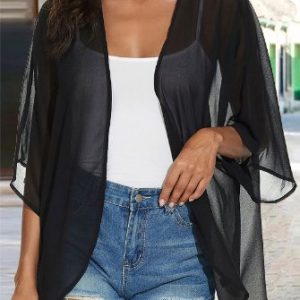 Women's Floral Regular Loose Kimono, Cardigans, color:Color5|size:XXL, catalog Noracora shop