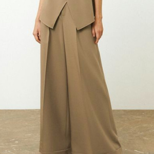 Loose Urban Plain Pants, Pants, color:Khaki|size:XXL, Stylewe