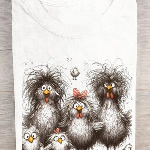 Casual Turkey Crew Neck Short Sleeve T-shirt, T-shirts, color:White|size:XXL, catalog Noracora shop