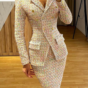 Regular Fit Plain Elegant Lapel Collar Long Sleeve Jacket, Jackets, color:As Picture|size:XXL, Stylewe