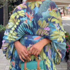 Loose Floral Crew Neck Vacation Shirt, Blouses and Shirts, color:As Picture|size:XXL, Stylewe