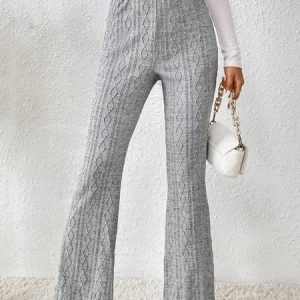 Casual Plain Long Pant, Pants, color:Gray|size:XXL, catalog Noracora shop