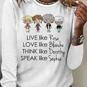live like rose love like bpanche RBG T-Shirt, Long sleeves, Lilicloth.com