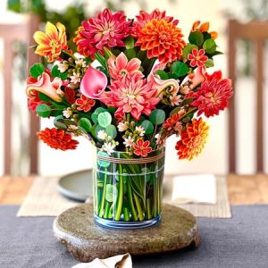 3D Pop Up Birthday Cards Paper Flowers Bouquet Greeting Cards, Home&Garden, color:Color2|size:One-size, catalog Noracora shop