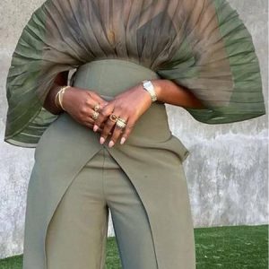 Urban Crew Neck Loose Plain Pleated Shirt, Blouses and Shirts, color:As Picture|size:XXL, Stylewe