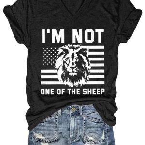 I’m Not One Of The Sheep But Lion Shirts&Tops, T-shirts, Lilicloth.com