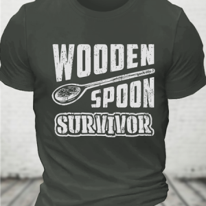 Wooden Spoon Survivor Cotton T-Shirt, T-shirts, Lilicloth.com