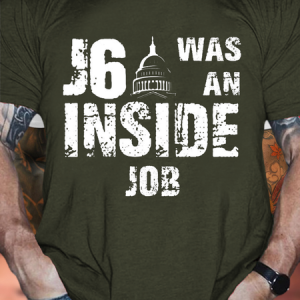 Casual Cotton Perfect Shirt for Every Patriotic American Loose Crew Neck T-Shirt, T-shirts, Lilicloth.com