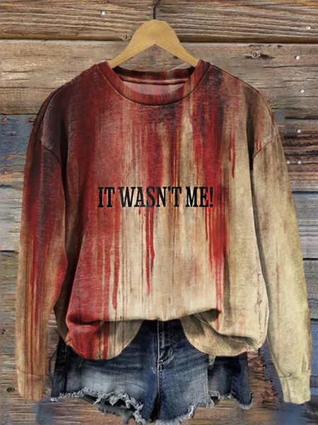 Halloween Letter Design Witch Casual Sweatshirt, JustFashionNow Sweatshirts & Hoodies, color:Wine Red|size:XXL,