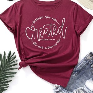 Created Letter Graphic Tee, T-shirts, Lilicloth.com