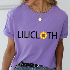 Lilicloth Cotton-Blend Short Sleeve Casual Woman Tee, T-shirts, Lilicloth.com