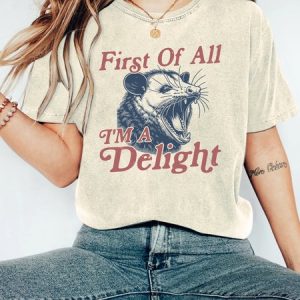 First of All I'm a Delight  Vintage Distressed Shirt, T-shirts, Lilicloth.com