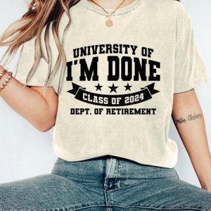 University Of I'm Done Vintage Distressed Shirt, T-shirts, Lilicloth.com