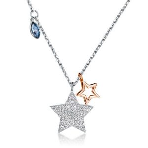 Necklaces - Fashion Rose Gold Stars Design Pendant Beautiful Necklace, Apparel & Accessories, Italo jewelry - Online Catalog