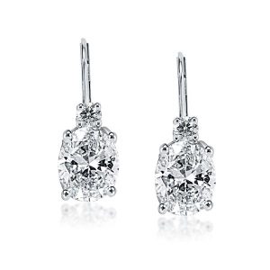 Earrings - Classic 4 Prong Oval & Round Drop Earrings, Apparel & Accessories, Italo jewelry - Online Catalog