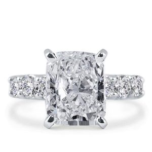 Unique rings - Italo Eternity Created White Sapphire Engagement Ring, Italo jewelry - Online Catalog