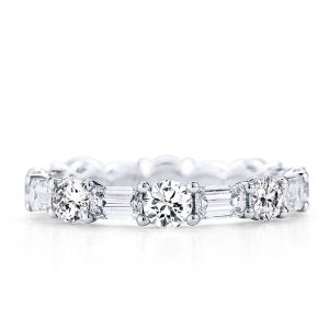 Eternity band - Italo Eternity Created White Sapphire Wedding Band, Apparel & Accessories, Italo jewelry - Online Catalog