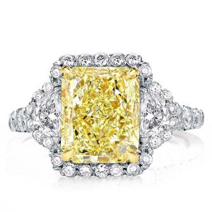 halo engagement rings - Italo Yellow Topaz Ring 3 Stone Engagement Ring Affordable, Italo jewelry - Online Catalog