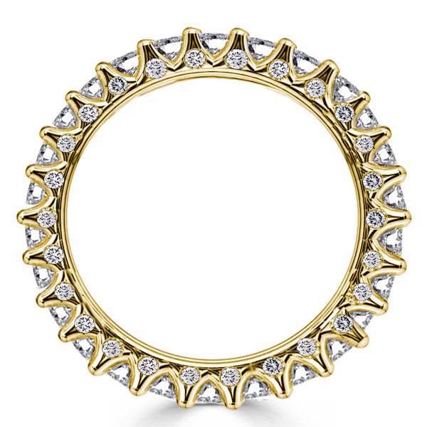 Eternity band - Golden Eternity Round Wedding Band, Apparel & Accessories, Italo jewelry - Online Catalog