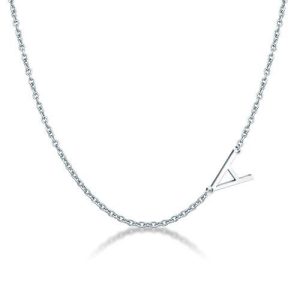 personalized necklaces - Personalized Alphabet Letter Initial Necklace, Italo jewelry - Online Catalog