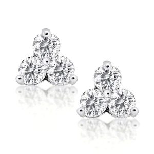 Earrings - Round Cut Cool Stud Earrings, Apparel & Accessories, Italo jewelry - Online Catalog