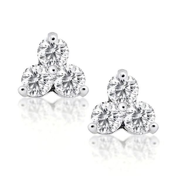 Earrings - Round Cut Cool Stud Earrings, Apparel & Accessories, Italo jewelry - Online Catalog