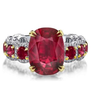 halo engagement rings - Italo Ruby Ring Oval Engagement Ring Unique Engagement Ring, Italo jewelry - Online Catalog