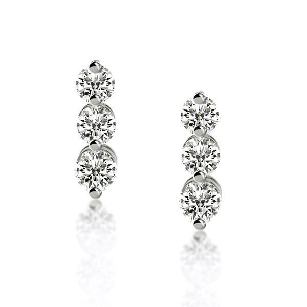Earrings - Round Cut Drop Long Earrings, Apparel & Accessories, Italo jewelry - Online Catalog